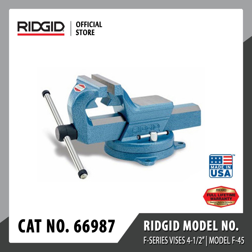 Jual RIDGID F-Series Vises 4-1/2 W/base 66987 | Shopee Indonesia