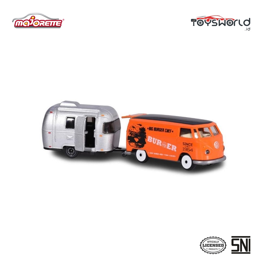Jouet Vintage Majorette – Airstream Sport 16 VW T1 – Neuf Sous Blister