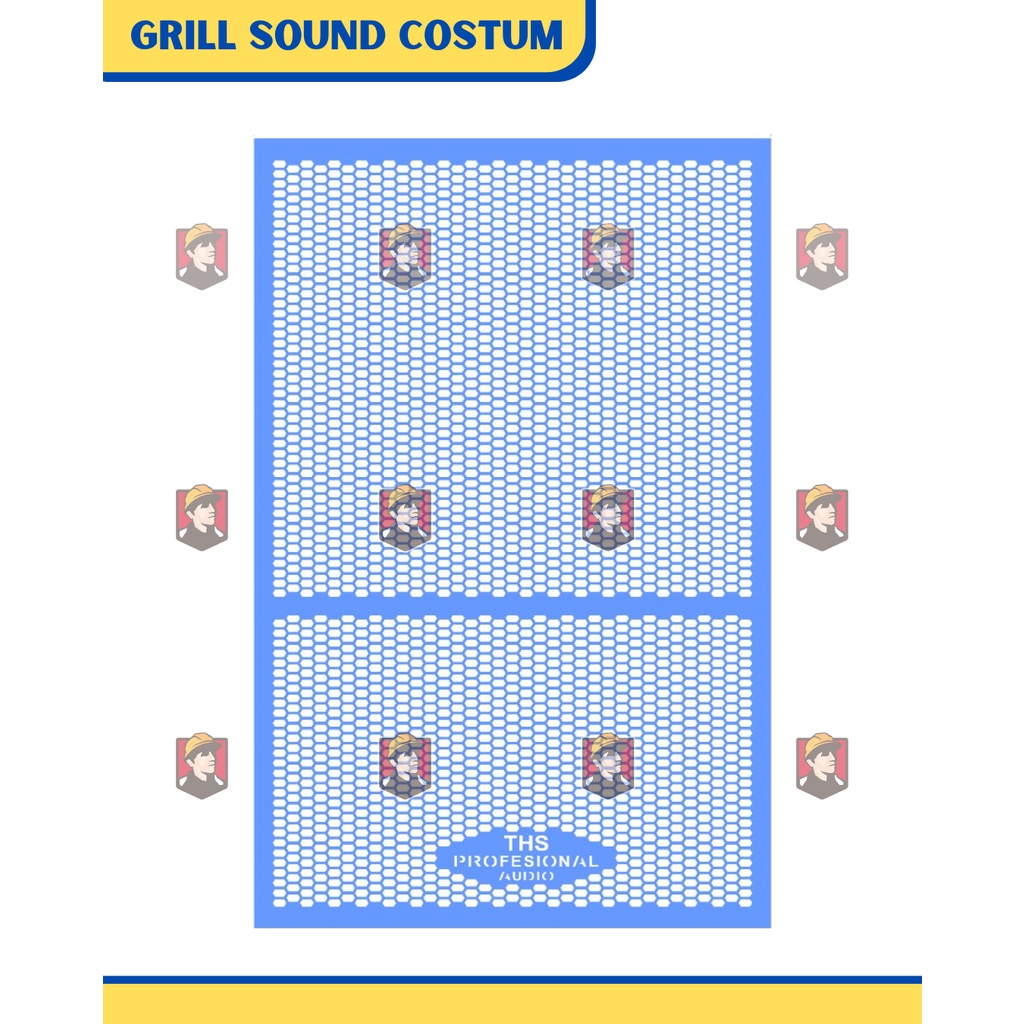 Jual MG - GRILL SOUND SPEAKER 12 INCH LINE ARRAY | Shopee Indonesia