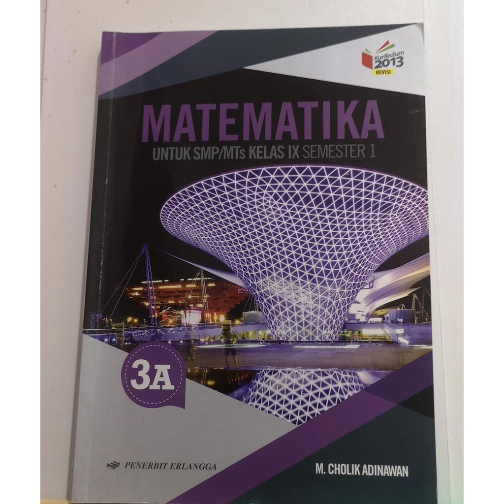 Jual Matematika Untuk SMP/MTs Kelas IX 3A & B [BUKU BEKAS] | Shopee ...