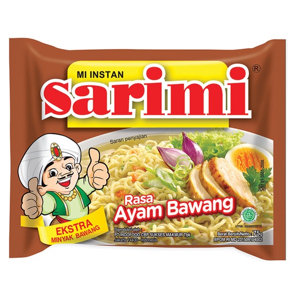 Jual Sarimie Mie Kuah Ayam Bawang 75 Gr Shopee Indonesia