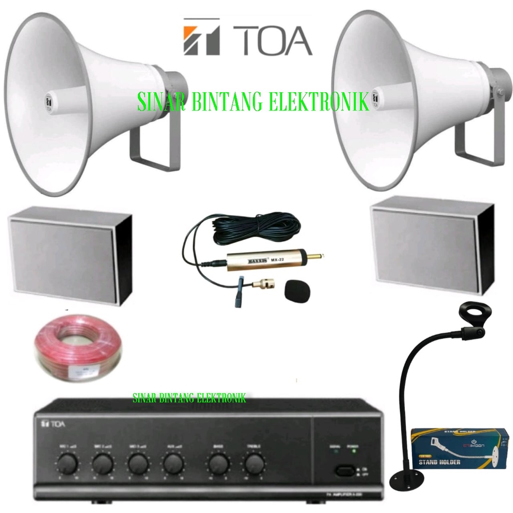 Jual Paket Toa Speaker Luar Dan Dalam Paket Sound System Toa Masjid Dan