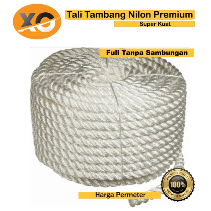 Jual Tali Tambang Nilon 6mm 7mm 8mm Tali Nylon Kecil Jaring Terpal ...