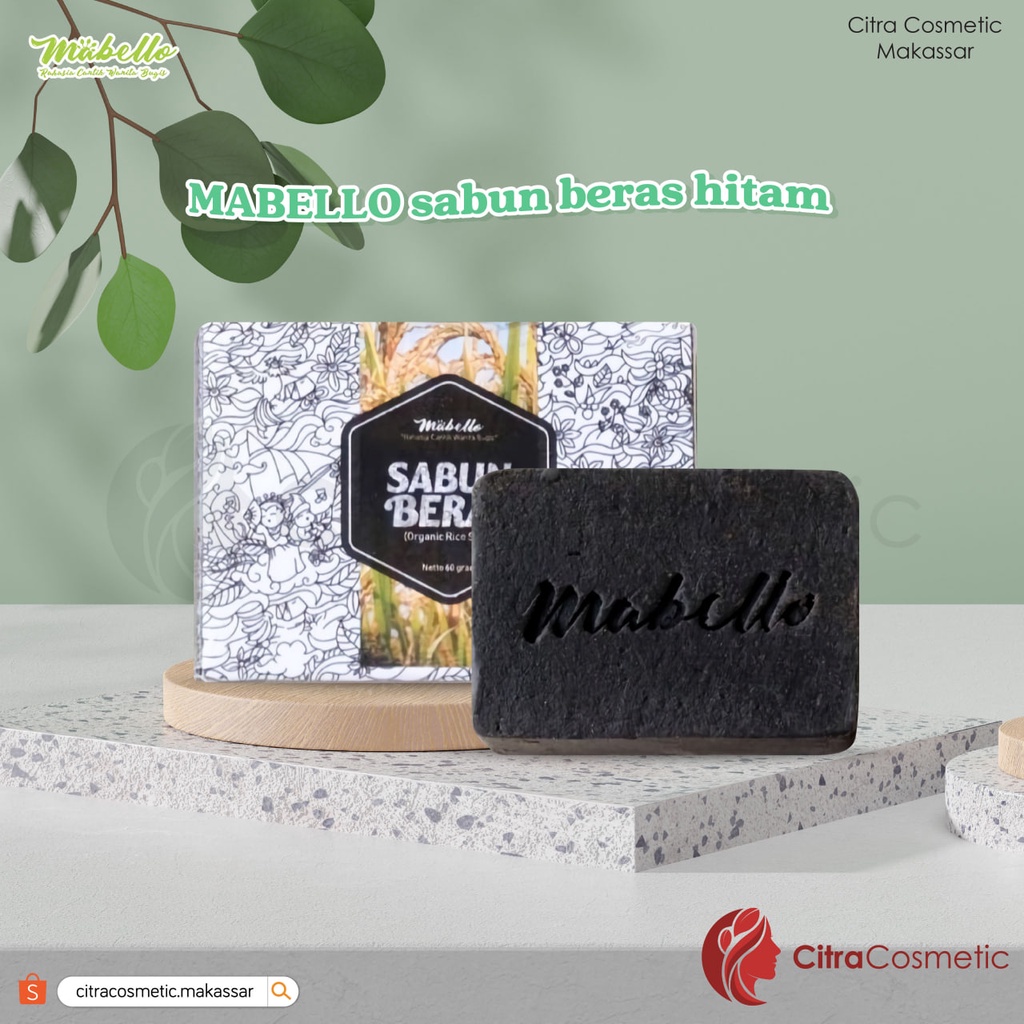 Mabello Sabun Beras Hitam 60 Gr