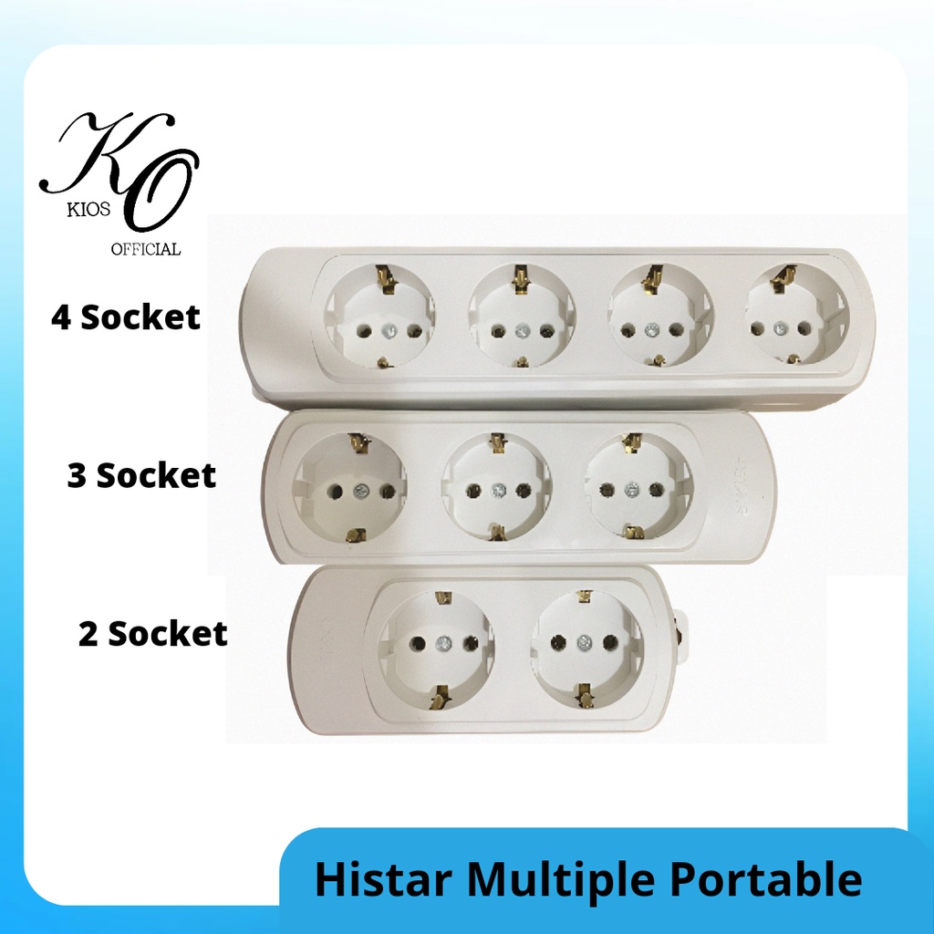 Jual Histar Multiple Portable Socket Outlet ADP002C / ADP003C / ADP004C ...