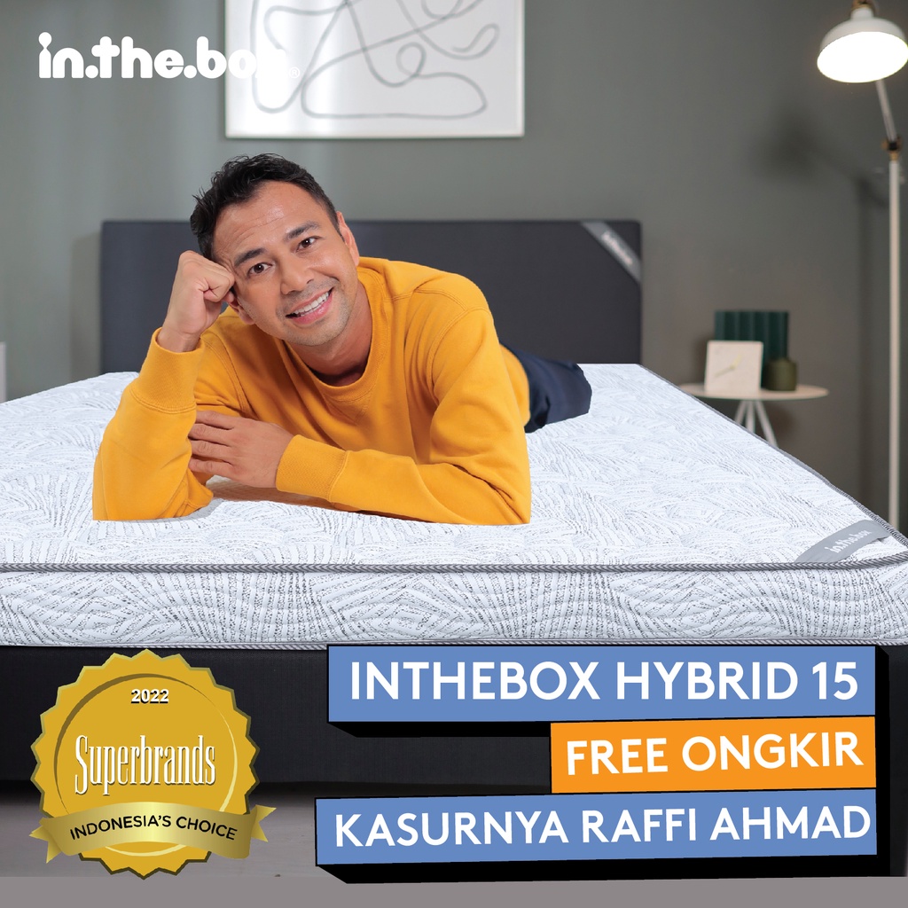 Jual Kasur Busa Berkualitas IN THE BOX HYBRID 15 - FREE Bantal | Ukuran ...