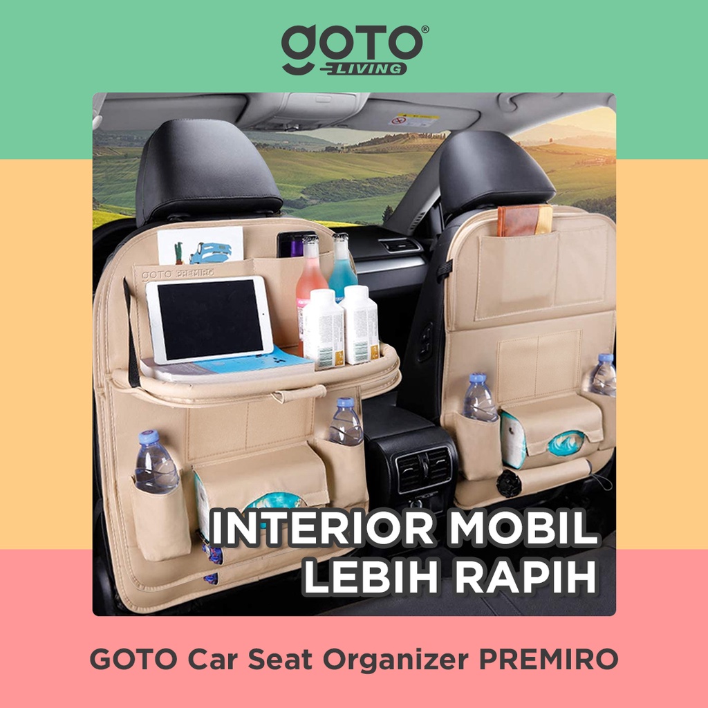 Jual Goto Premiro Car Seat Organizer Leather Tas Jok Kursi Mobil Meja   Id 11134201 23030 L2zlo0ps9govea