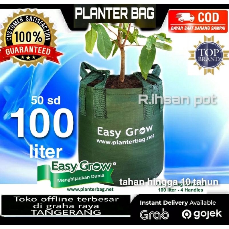 Jual PLANTERBAG EASY GROW PLANTER BAG TANAMAN AWET 50 LITER - Kab. Blitar -  Mulya Tani 1