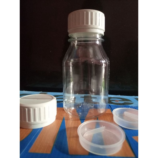 Jual Botol PS 250ml Segel ,Botol Madu 250ml ,Botol Kapsul 250ml ,Botol ...