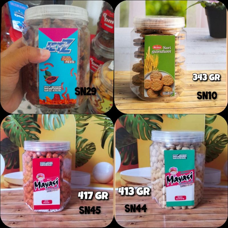 Jual Cemilan / Snack / Lebaran / Viral / Toples Suneo / Jetzet / Sari ...