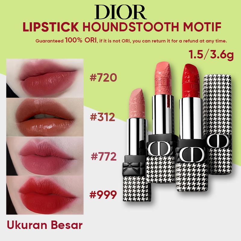 Jual Dior Lipstick/Dior Houndstooth Matte Lipstik Rouge Dior New Look