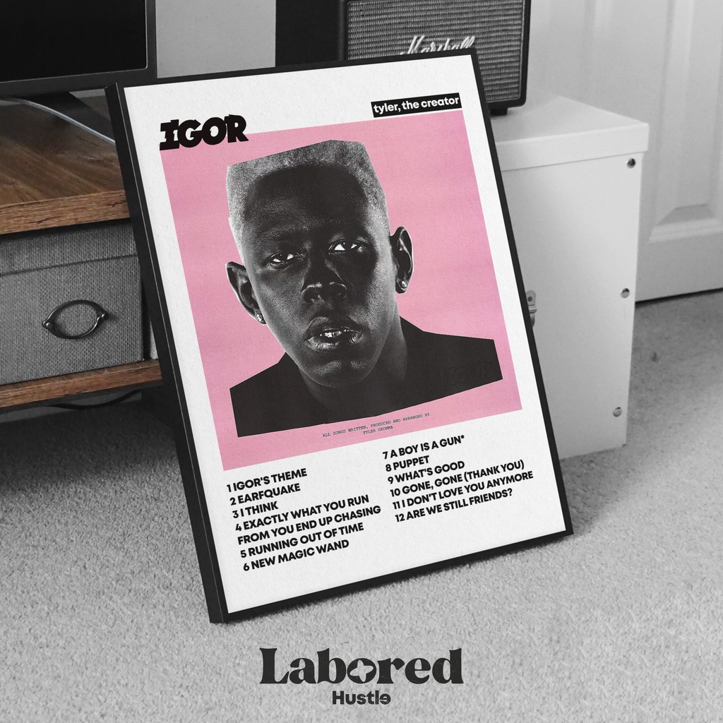 Jual Poster Tyler, The Creator IGOR + Frame (Ukuran A4 / A3) | Shopee ...