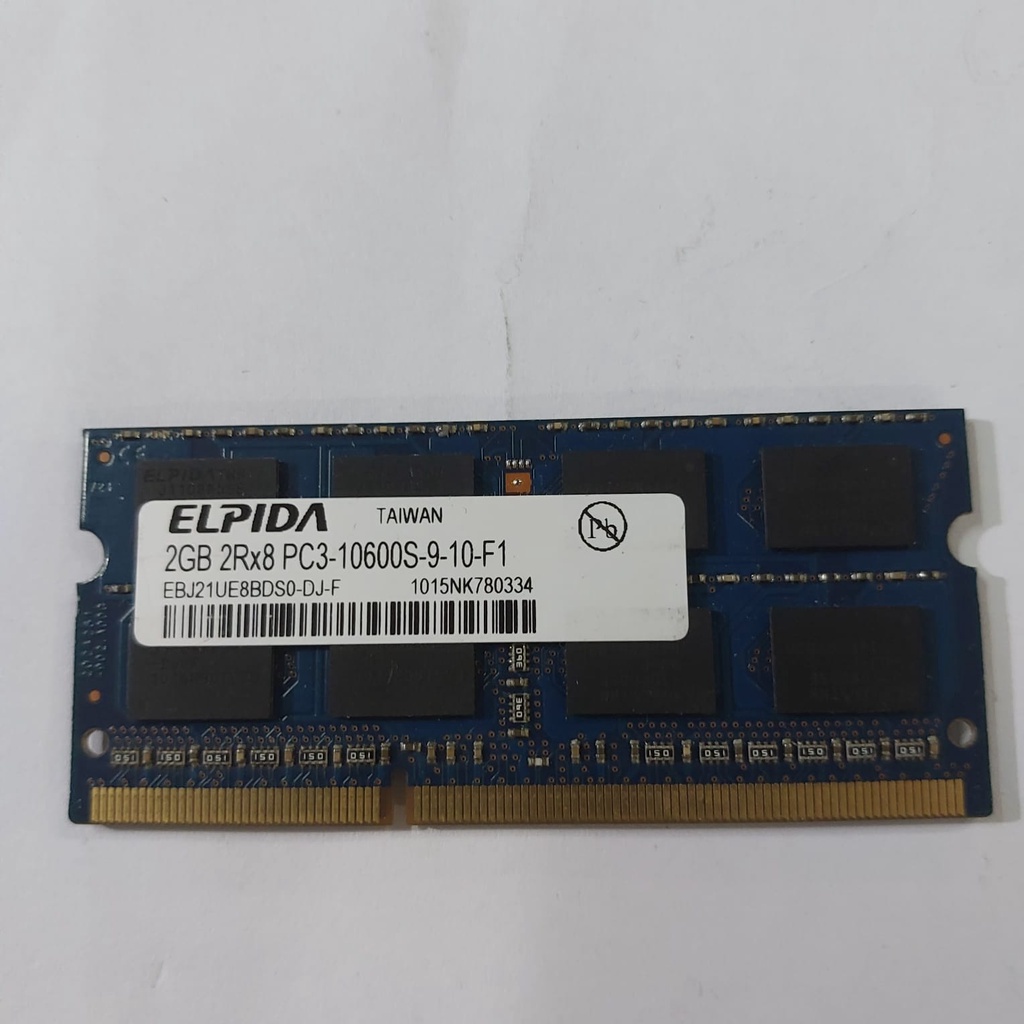 Jual MEMORY SODIM DDR3 2GB PC 10600 ELPIDA ORIGINAL BRANDED | Shopee ...