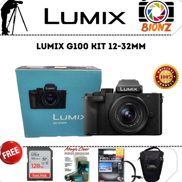 Jual CAMERA PANASONIC LUMIX G100 KIT 12-32MM | Shopee Indonesia