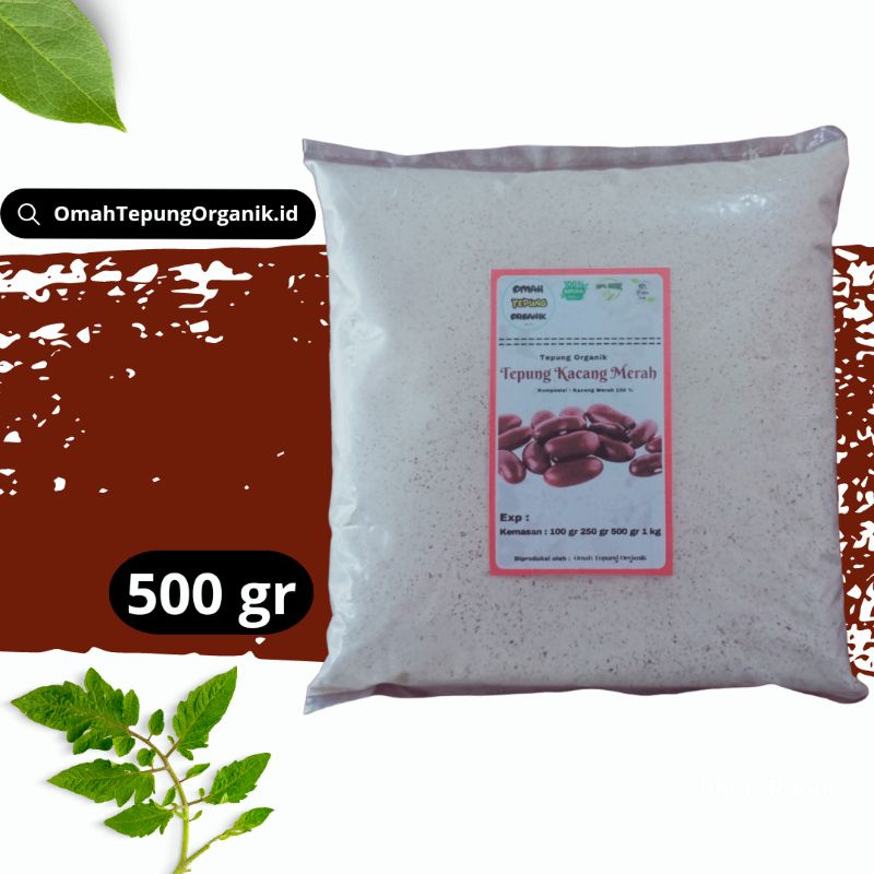 Jual Tepung Kacang Merah Organik Gram Red Bean Powder Organic Gram Tepung Kacang Merah