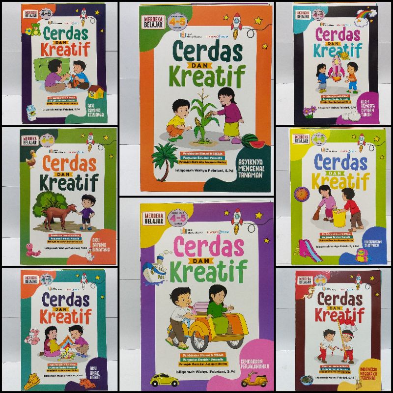 Jual Buku TK/PAUD Kurikulum Merdeka - Cerdas & Kreatif Untuk Usia 4-5 ...