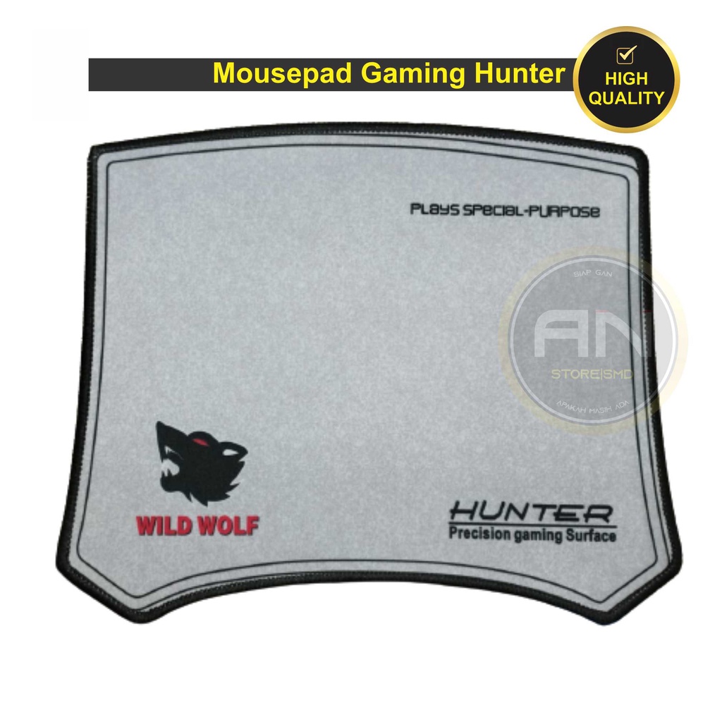 Jual MOUSE PAD GAMING WILD WOLF HUNTER PERCISION GAMING SURFACE ALAS ...