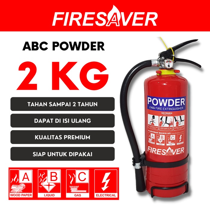 Jual Terlaris Apar Apar 2Kg Abc Dry Powder / Alat Pemadam Api Ringan