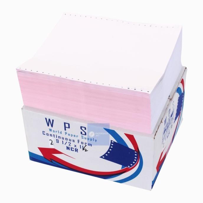 Jual Wps Continous Form 91/2 X 11/2 2 Ply ( K2/2 Wps ) Ncr | Shopee ...