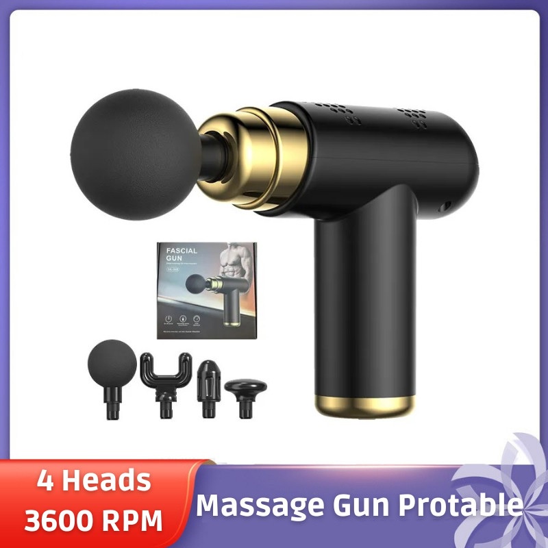 Jual Massage Gun Portable Fascia Gun Alat Pijat Elektrik Multifungsi Shopee Indonesia