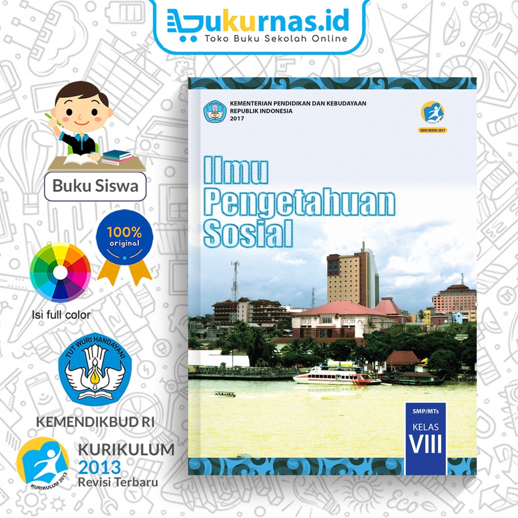 Jual Buku Ips Smp Mts Kelas 8 K13 Revisi Terbaru Shopee Indonesia