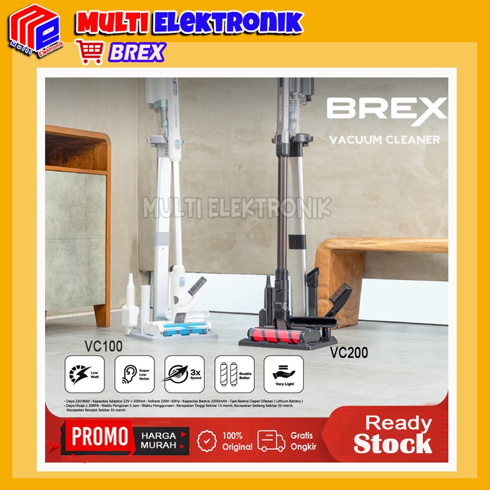 Jual VACUUM CLEANER WIRELESS SYSTEM BREX 3 IN 1 VC 100 / VC 200