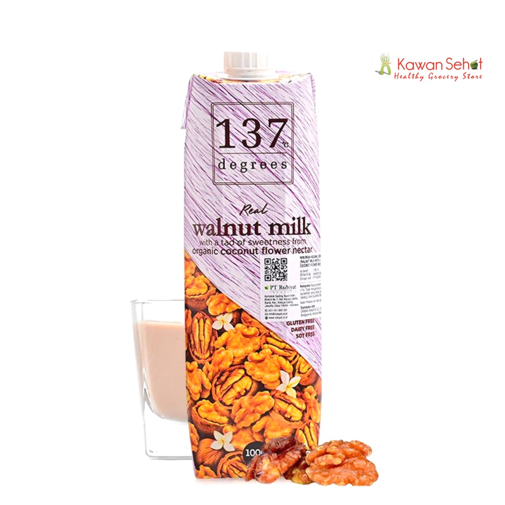 Jual 137 Degrees Walnut Milk Original 1000ml Susu Walnut Vegan 1 Liter Shopee Indonesia