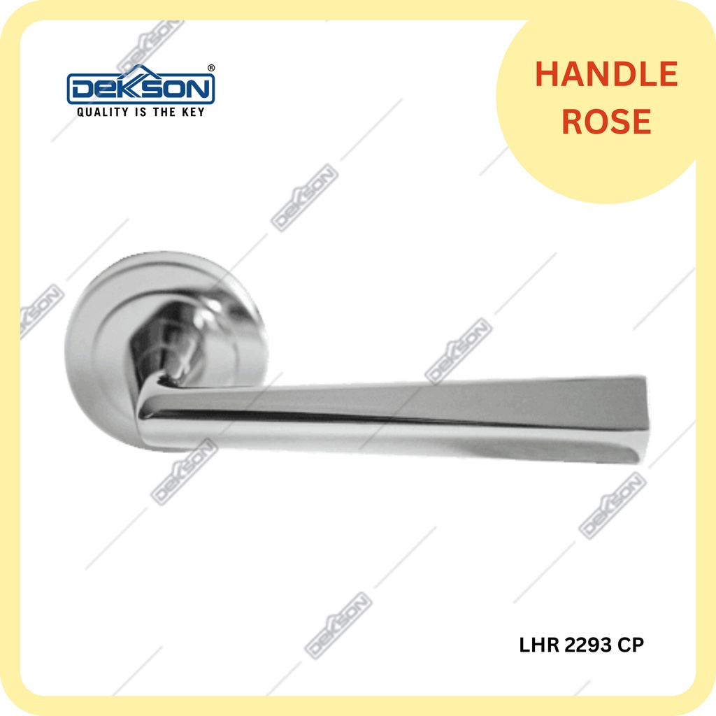 Jual Handle Pintu Gagang Pintu Dekkson Lever Handle Rose Lhr 2293 Cp