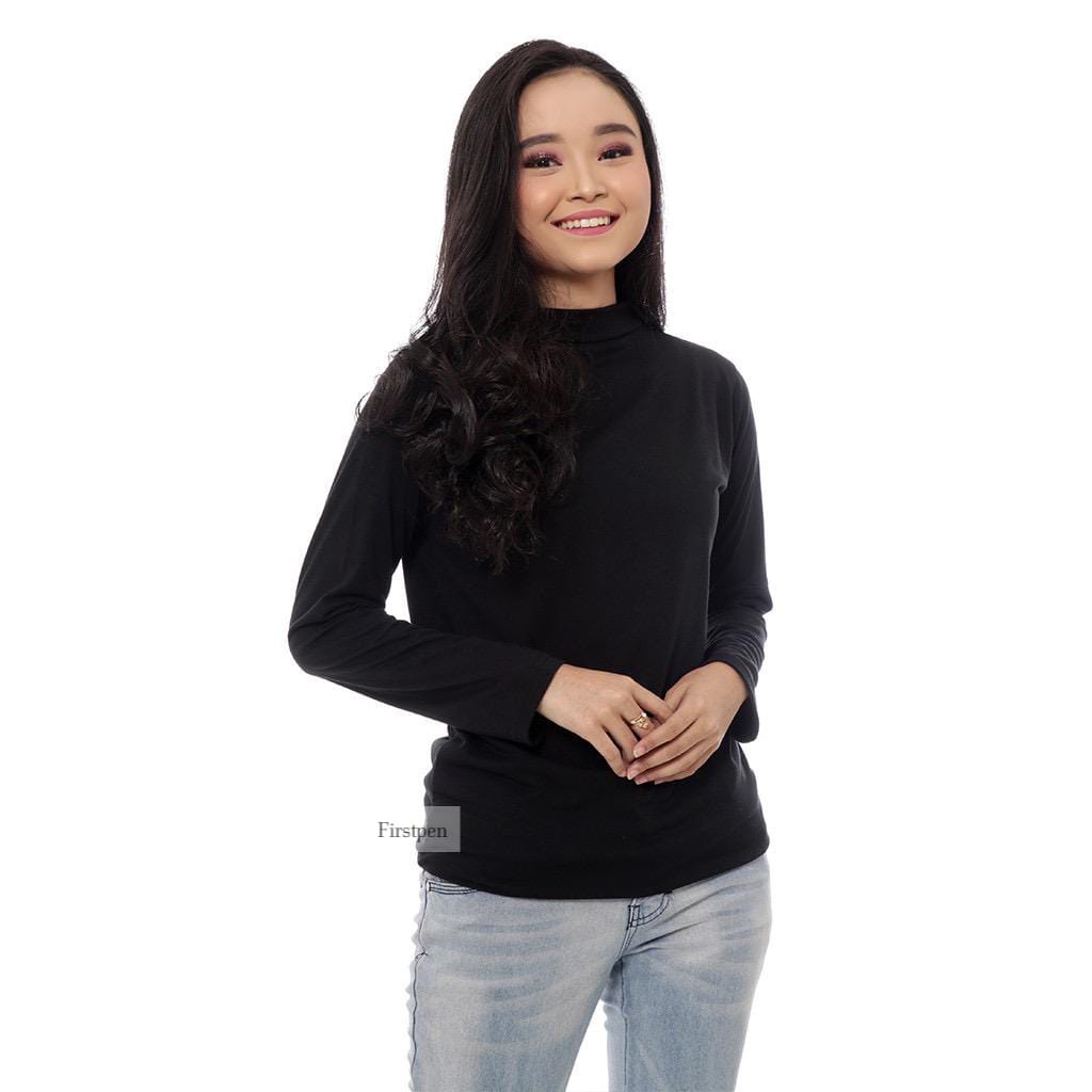 St. Yves Turtle Neck Lengan Panjang Manset Wanita
