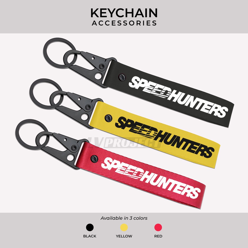 Jual Keychain Hook Speedhunters Gantungan Kunci Motor Key Chain Strap