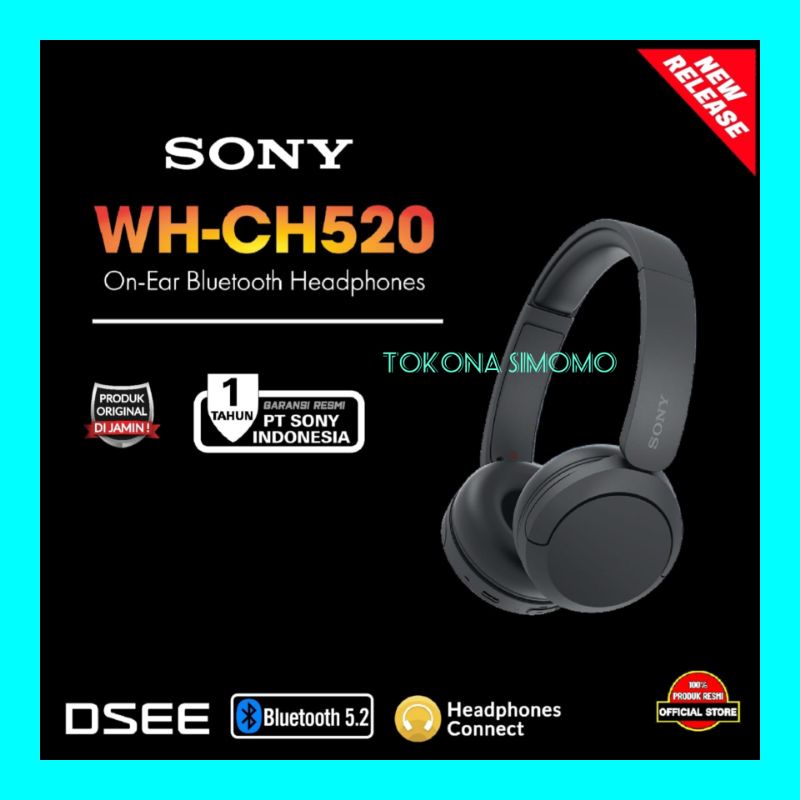 Jual Sony WH CH520 WHCH520 On Ear Bluetooth Headphone (Successor