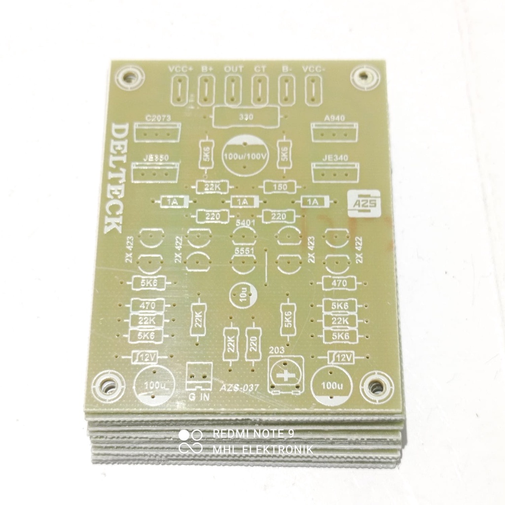 Jual PCB Driver DELTECK CFA New DELTECH Mono Fiber FR4 | Shopee Indonesia