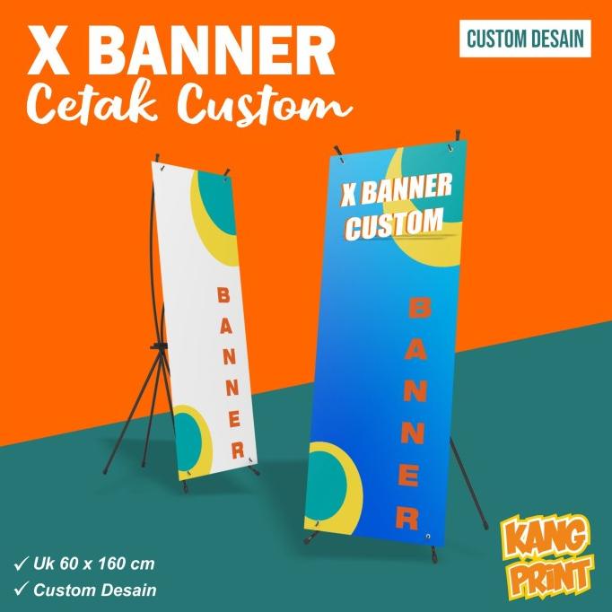 Jual Cetak X Banner Custom Desain Standing Banner TERMURAH | Shopee ...