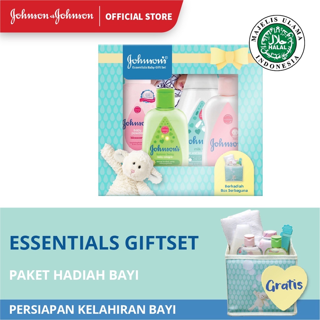 Jual JOHNSON'S Essentials Gift Set Paket Hadiah Bayi Shopee Indonesia