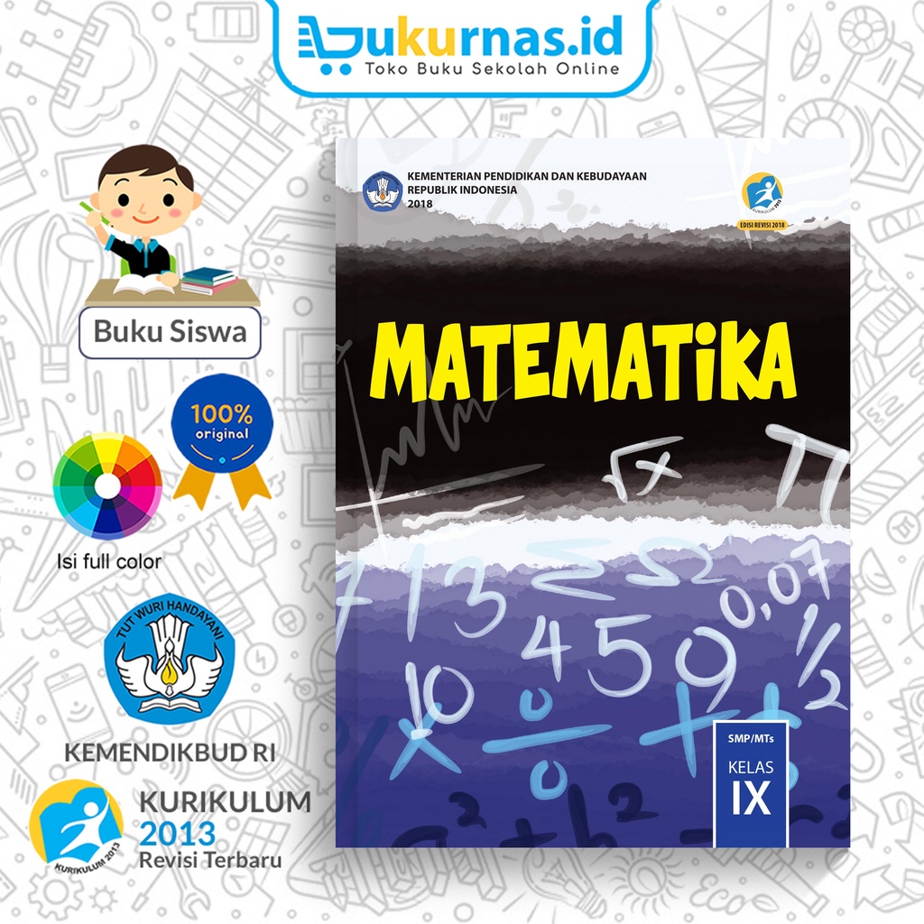 Jual Buku Matematika SMP/MTs Kelas 9 K13 Revisi Terbaru | Shopee Indonesia