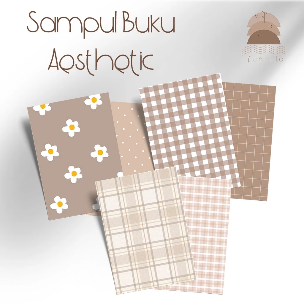Sampul Buku Aesthetic Brown Coklat
