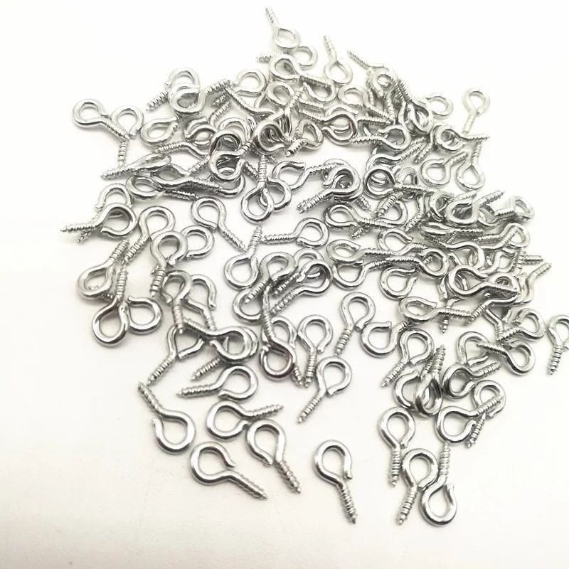 Jual Kait Resin Paku Ulir Kepala Bulat Isi 20 Biji SILVER Dark Ukuran ...