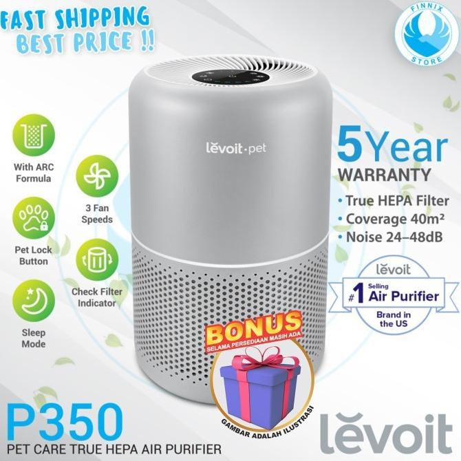 Jual Levoit Core P350 Air Purifier Pet Care True Hepa Pembersih Udara