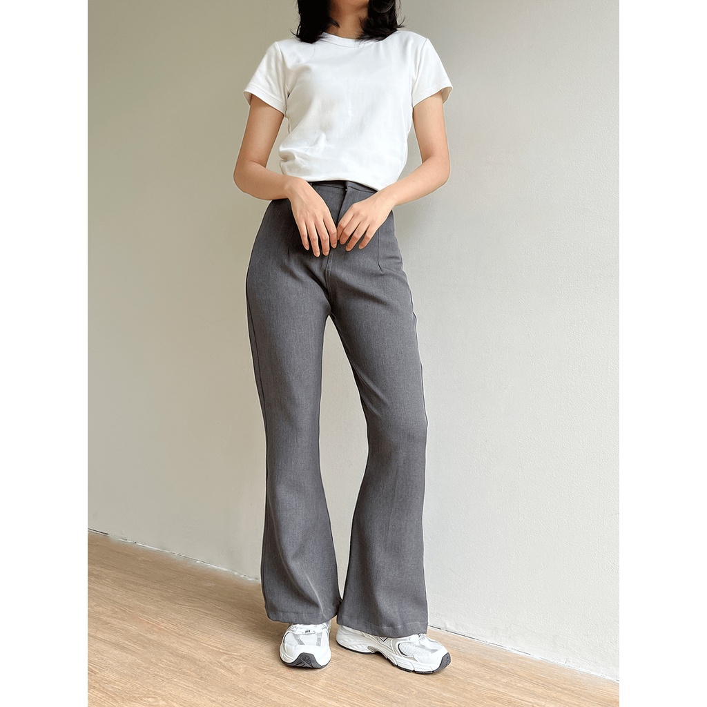 Jual Mora Flare Pants Celana Cutbray Wanita Shop Malina Shopee