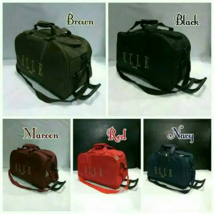 Jual Travel Bag Elle Jinjing Tas Pakaian Trolley Troli Travelbag Roda Troly Shopee Indonesia