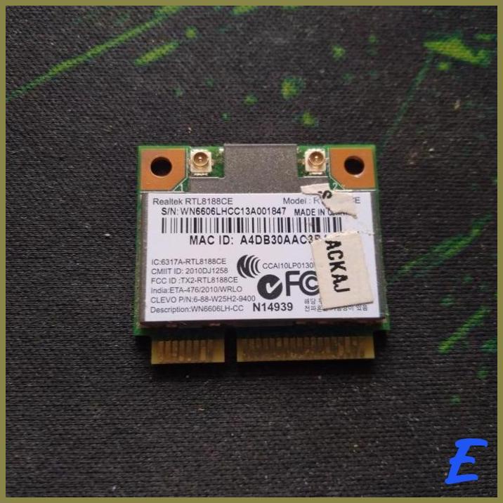 Jual MODUL MODEM WIFI WLAN CARD HALF MINI PCI E LAPTOP REALTEK