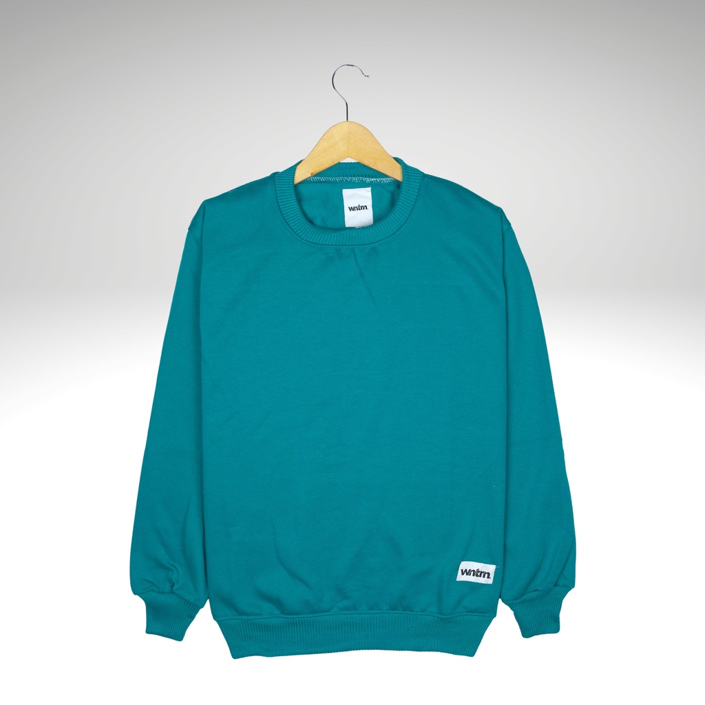 Jual Sweatshirt Sweater Crewneck Cowok Polos Unisex Pria Wanita Premium Tosca Outerwear Oversize