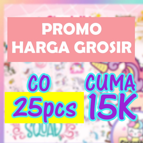 Jual Sticker glitter lucu 2D Stiker Natal Motif Beda Semua stiker ...