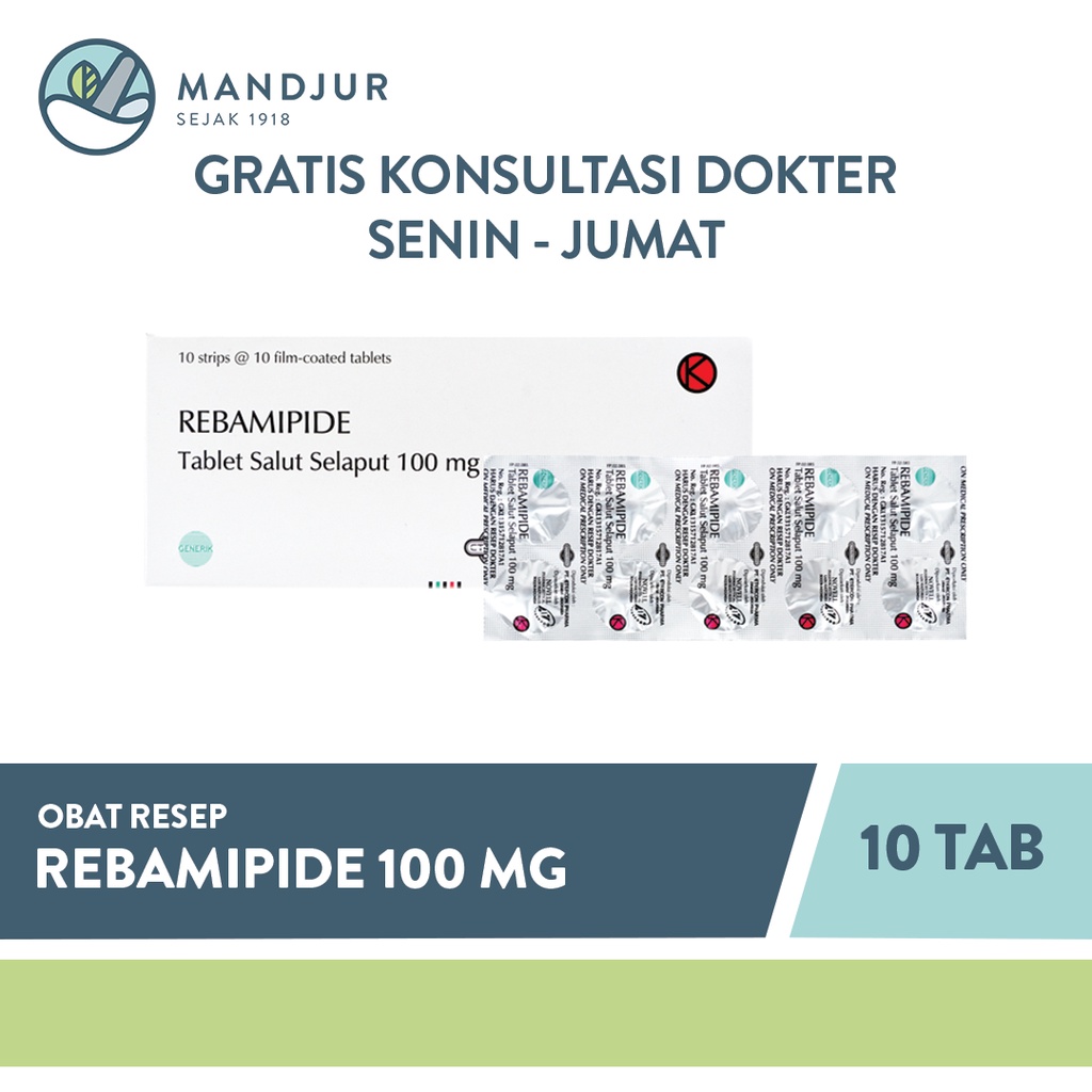 Jual Rebamipide 100 mg 10 Tablet | Shopee Indonesia