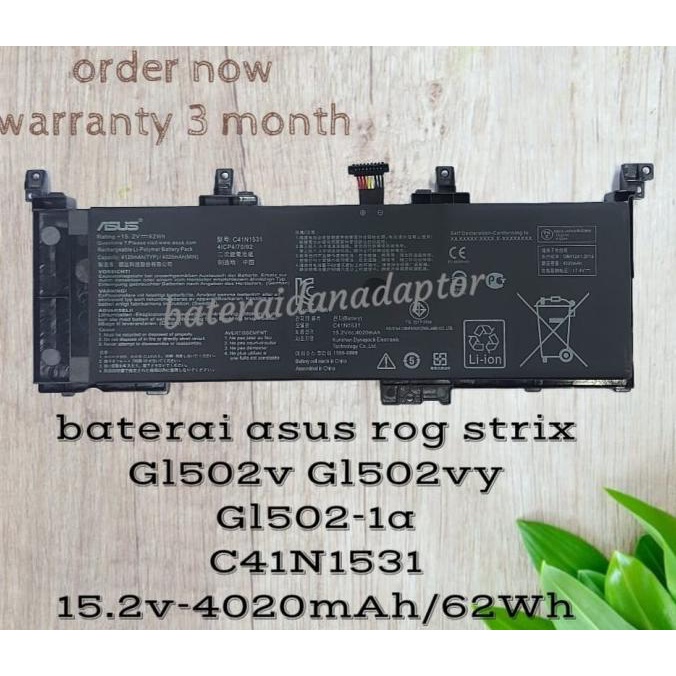 Nouvelles charnières LCD pour ASUS ROG Strix GL502 FX60