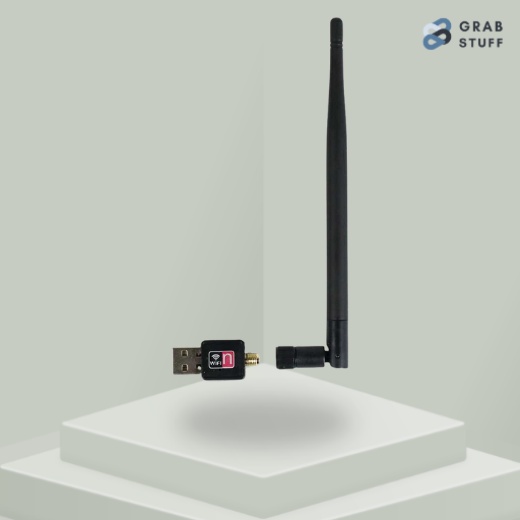 Jual USB Dongle Wifi Wireless Adapter Receiver Komputer PC Laptop 802.11N 150Mbps with Antena