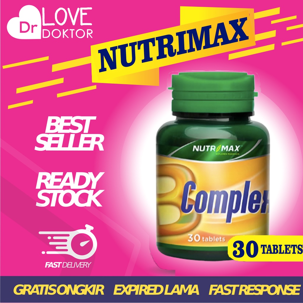 Jual NUTRIMAX B COMPLEX KOMPLEKS NUTRISI OTAK SARAF NAFSU MAKAN ...