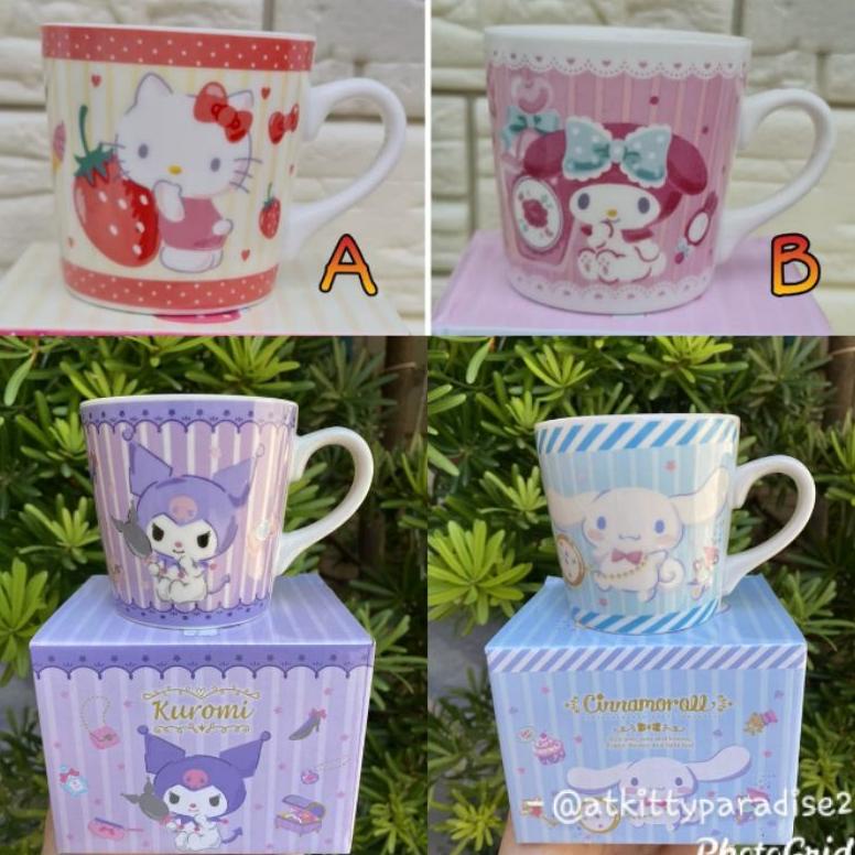 Jual Gelas Mug Cangkir Keramik Ori Sanrio Karakter Hello Kitty Melody Cinnamoroll Kuromi Promo 7956