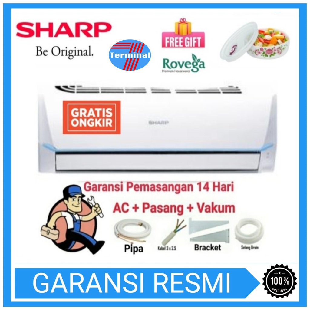 Jual AC SHARP BUKAN TYPE 05 SAY / 05SAY 0.5 PK + PASANG 1/2 PK 05BEY ...