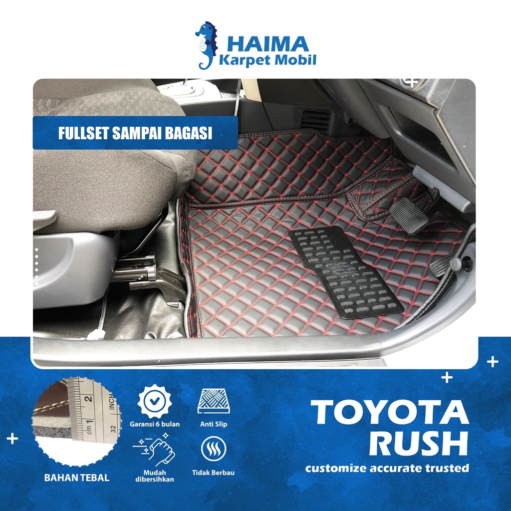 Jual Karpet Mobil Haima Toyota All New Rush Dengan Tabung Pemadam Full Bagasi Shopee